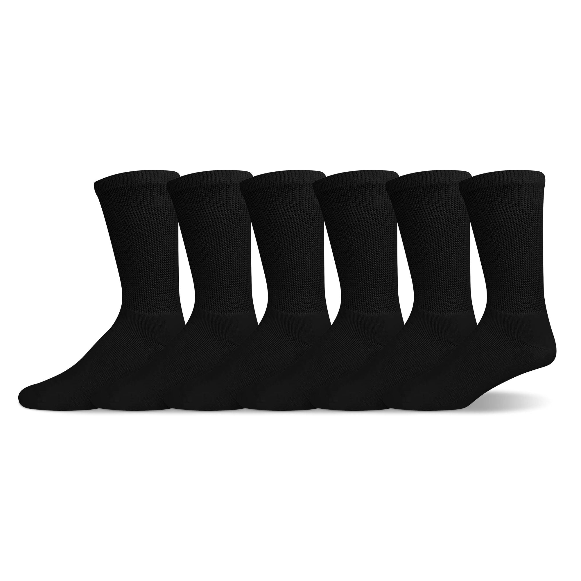 Diabetic Ankle Socks for Men and Women (6-Pack)