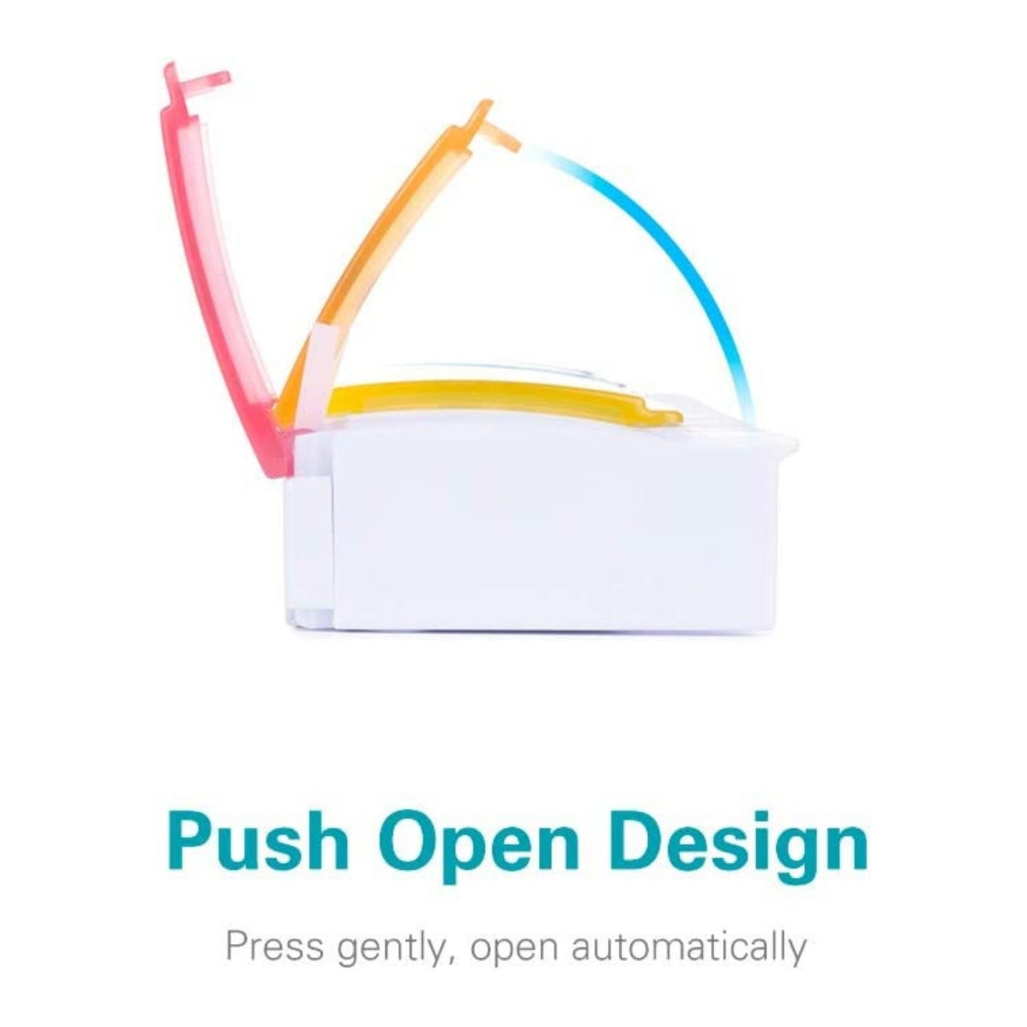 AM PM Weekly 7 Day Colorful Pill Organizer