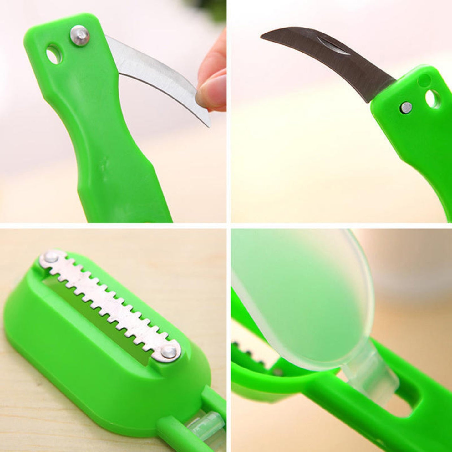 Fish Cleaning Scraping Scales With Knife