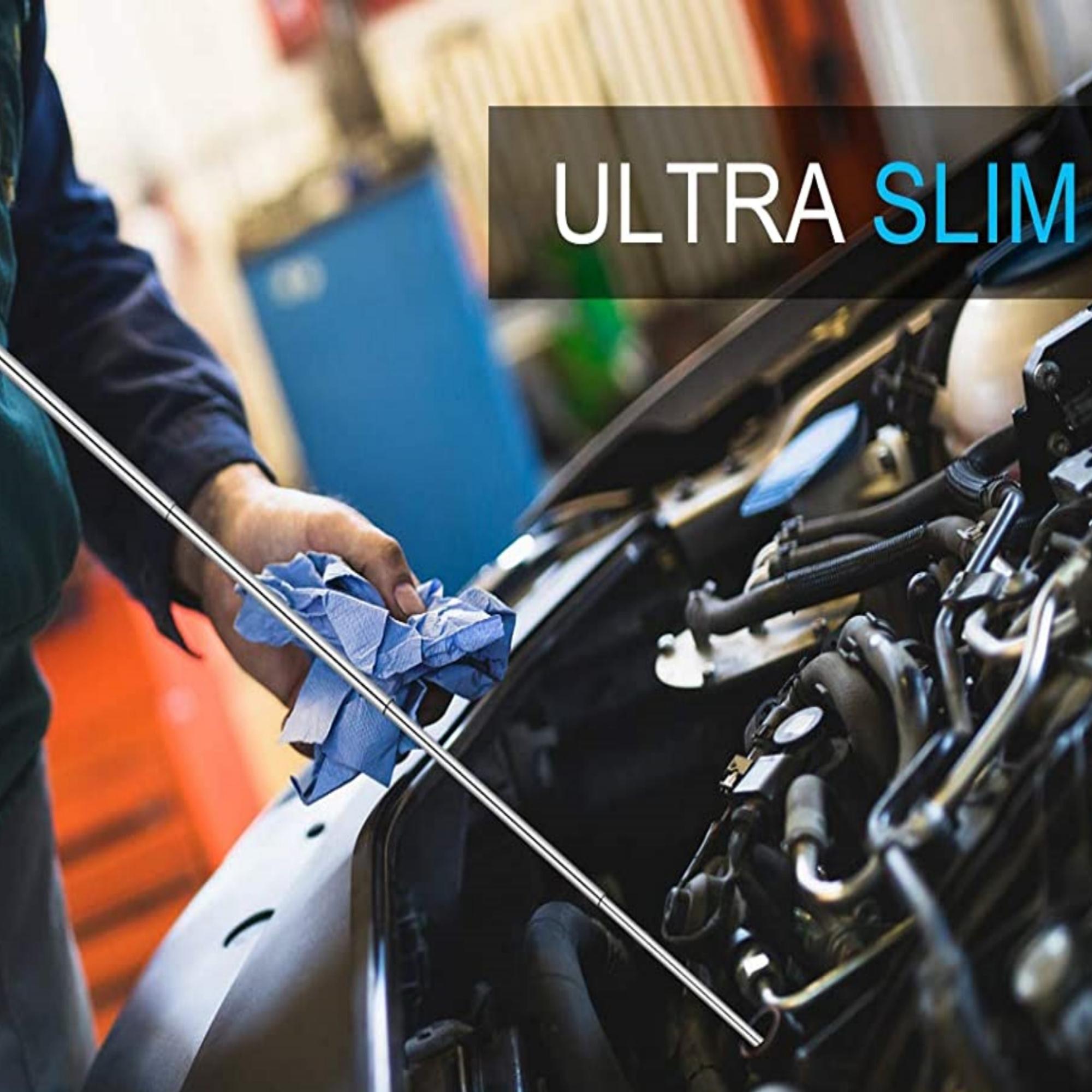 Magnetic Pick Up Tool with LED Light for Hard to Reach Places Gift for Dad (2-Pack)