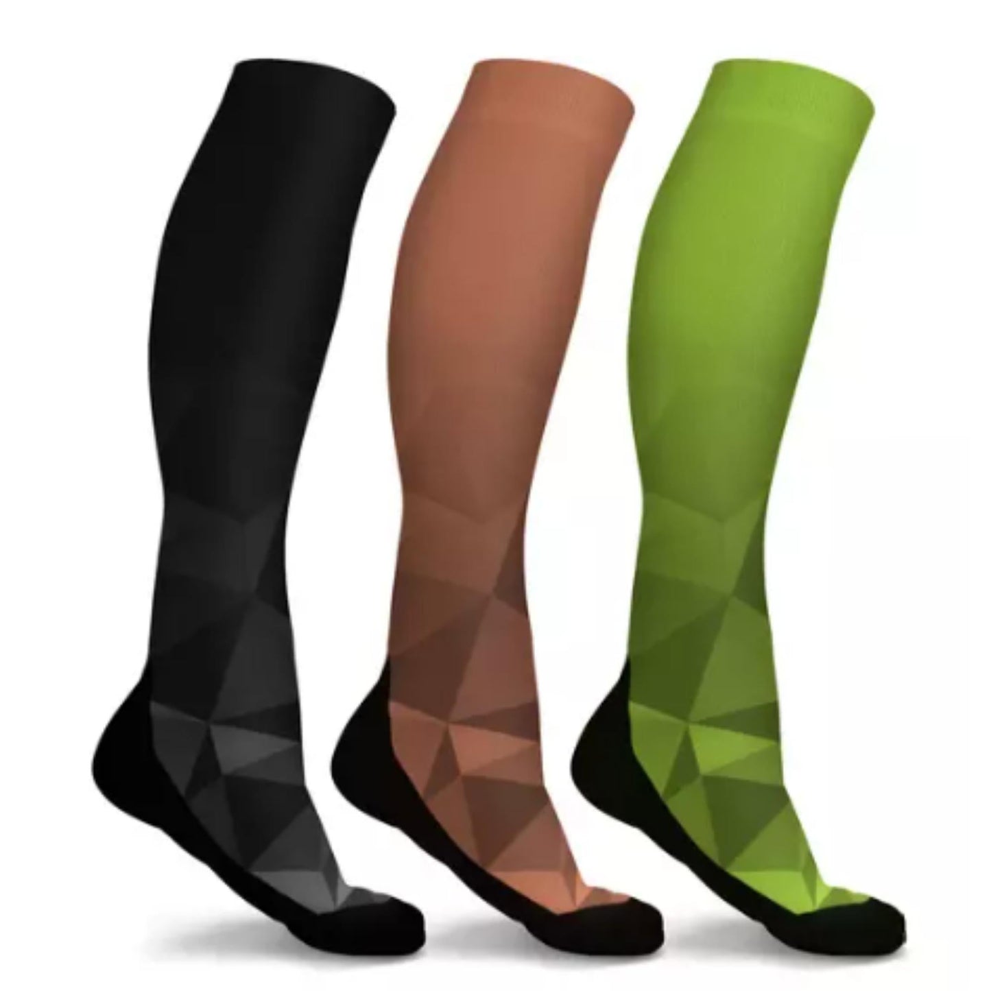 DCF Chic Knee-High Compression Socks (3-Pack)