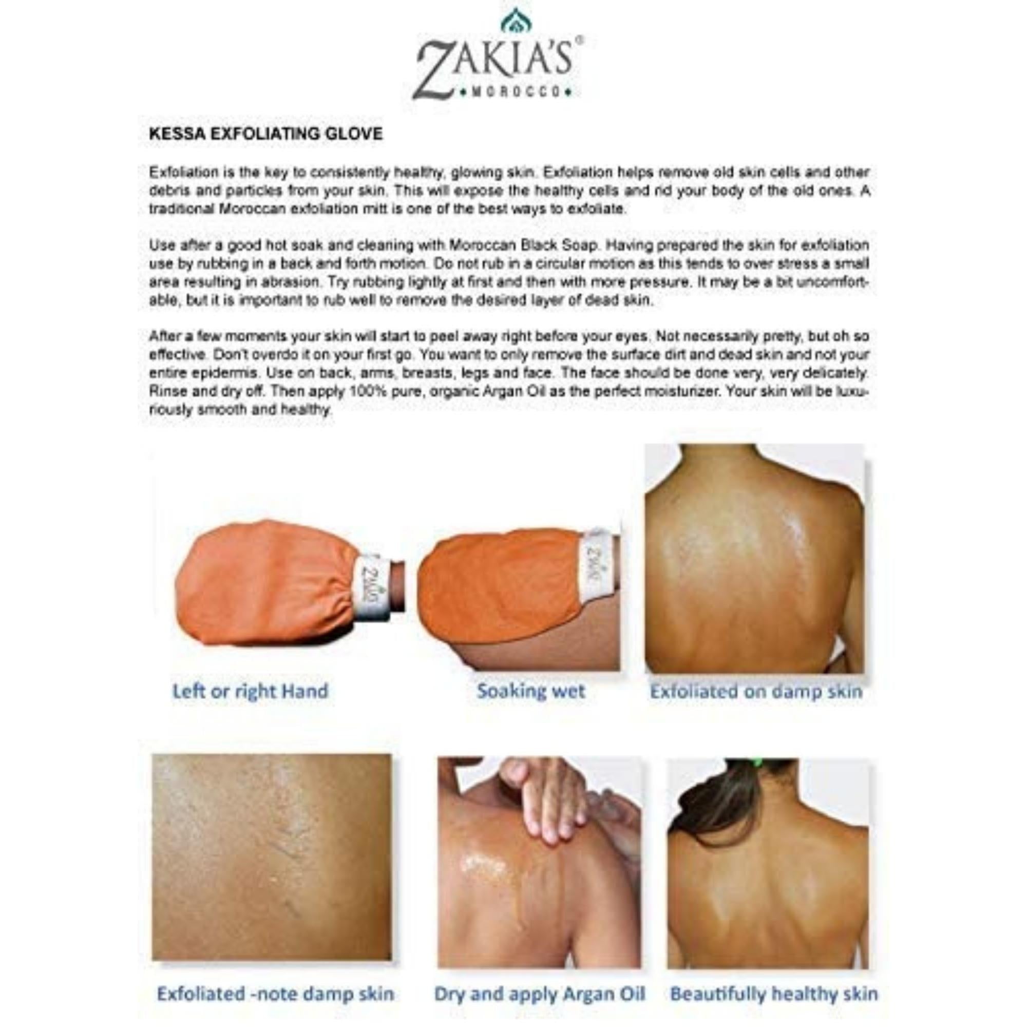 Deep Exfoliating Gloves Body Scrub For Dead Skin Remover