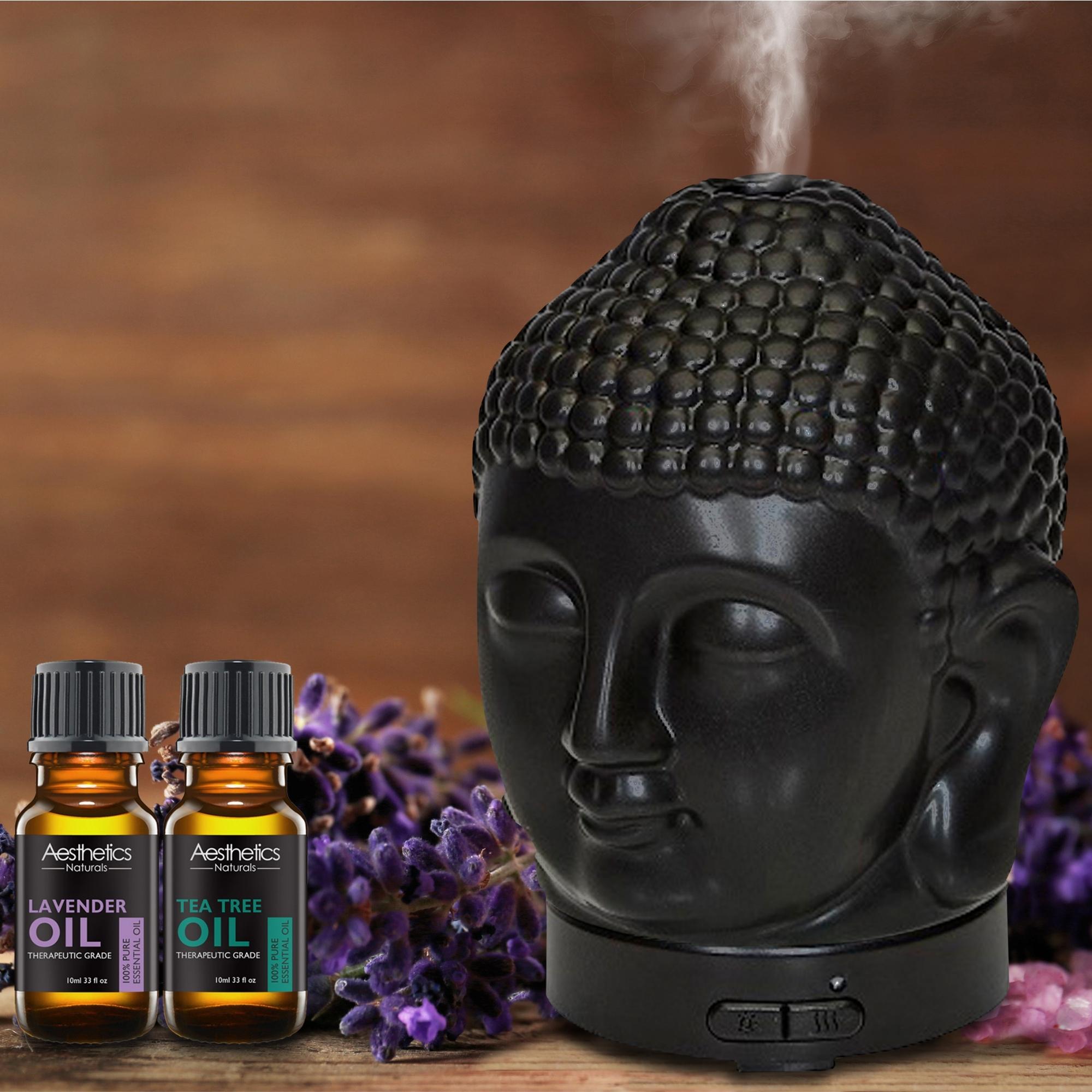 Ultrasonic Cool-Mist Aroma Diffuser with Optional Oils