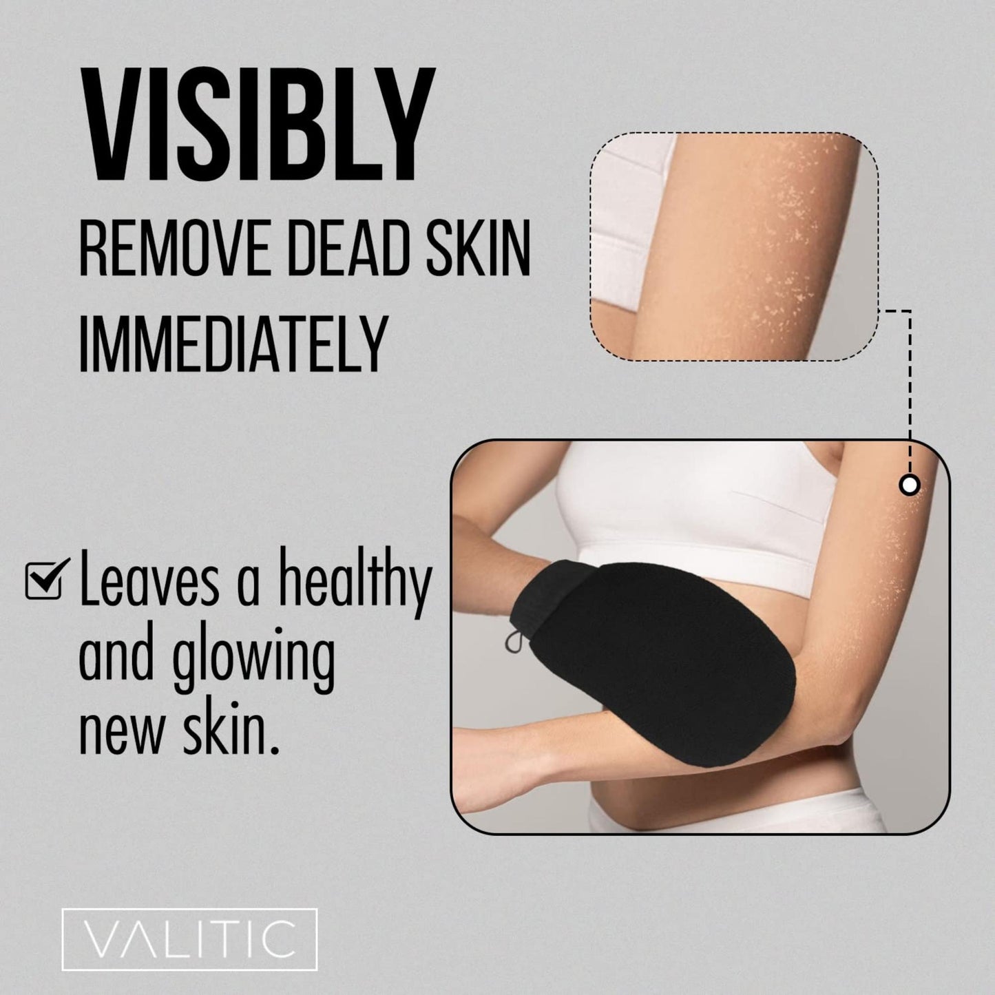 Deep Exfoliating Gloves Body Scrub For Dead Skin Remover