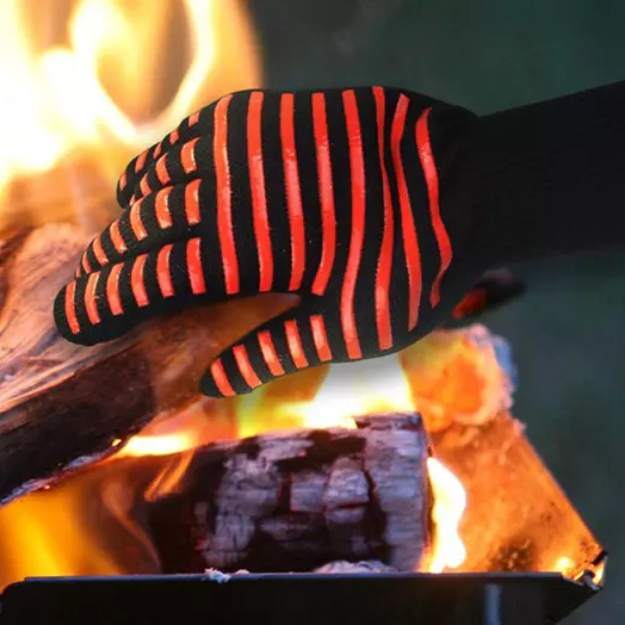 Heat Resistant Washable Non-Slip Grilling Gloves