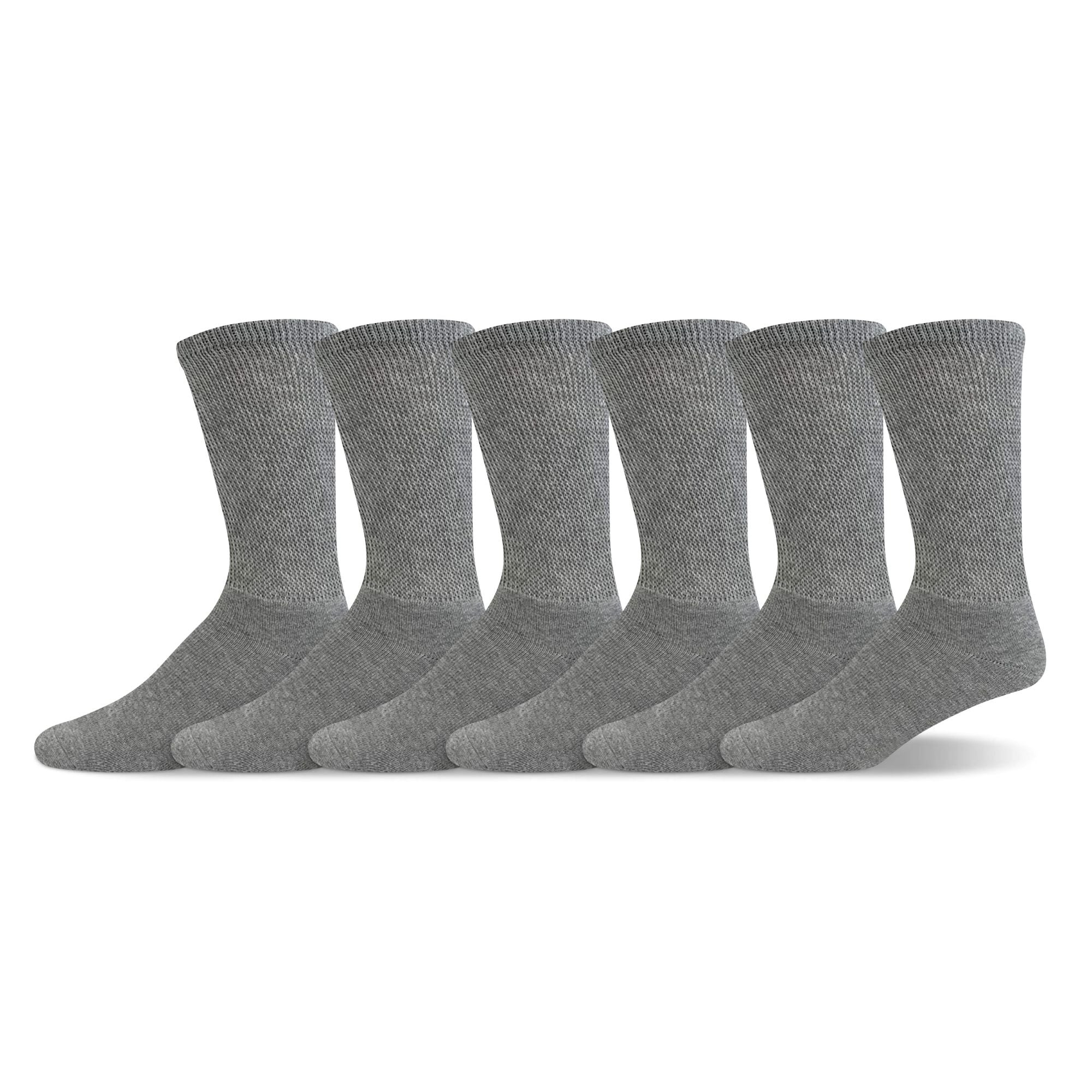Diabetic Ankle Socks for Men and Women (6-Pack)