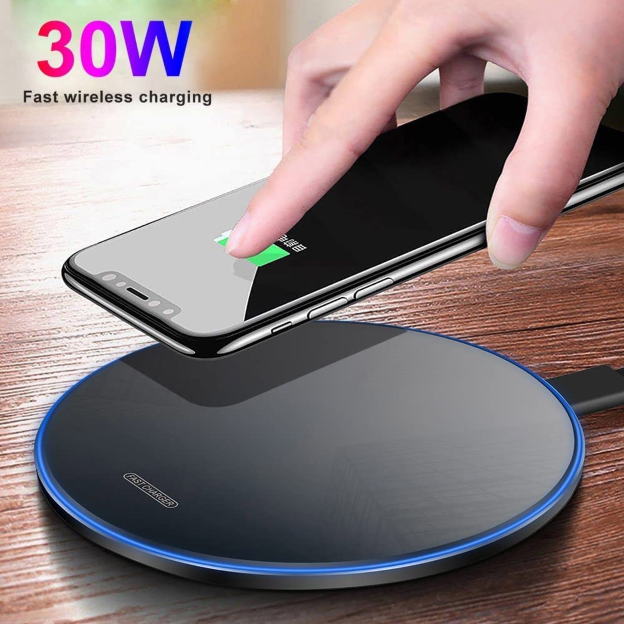 Wireless Fast Charger USB-C Port 30W