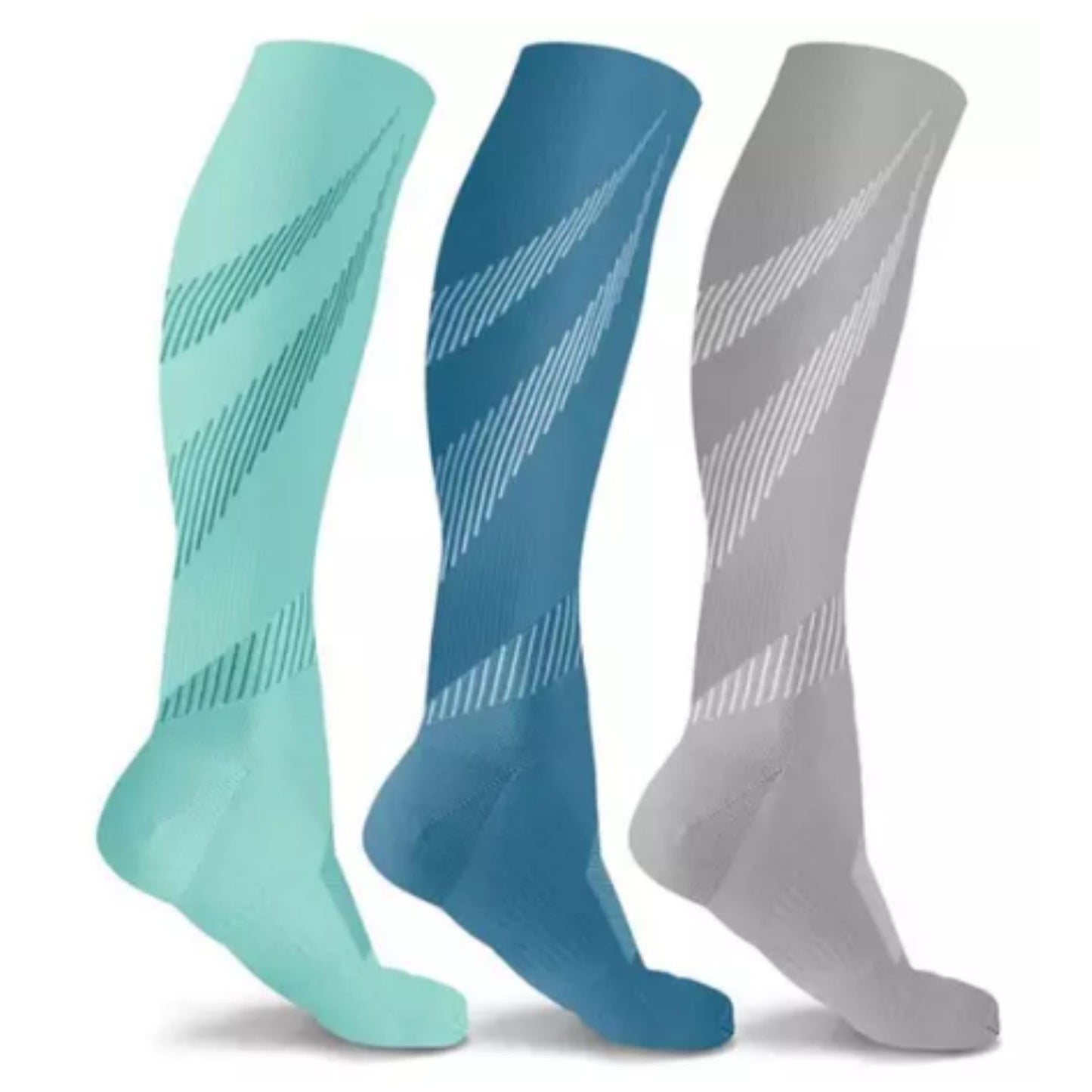 DCF Chic Knee-High Compression Socks (3-Pack)