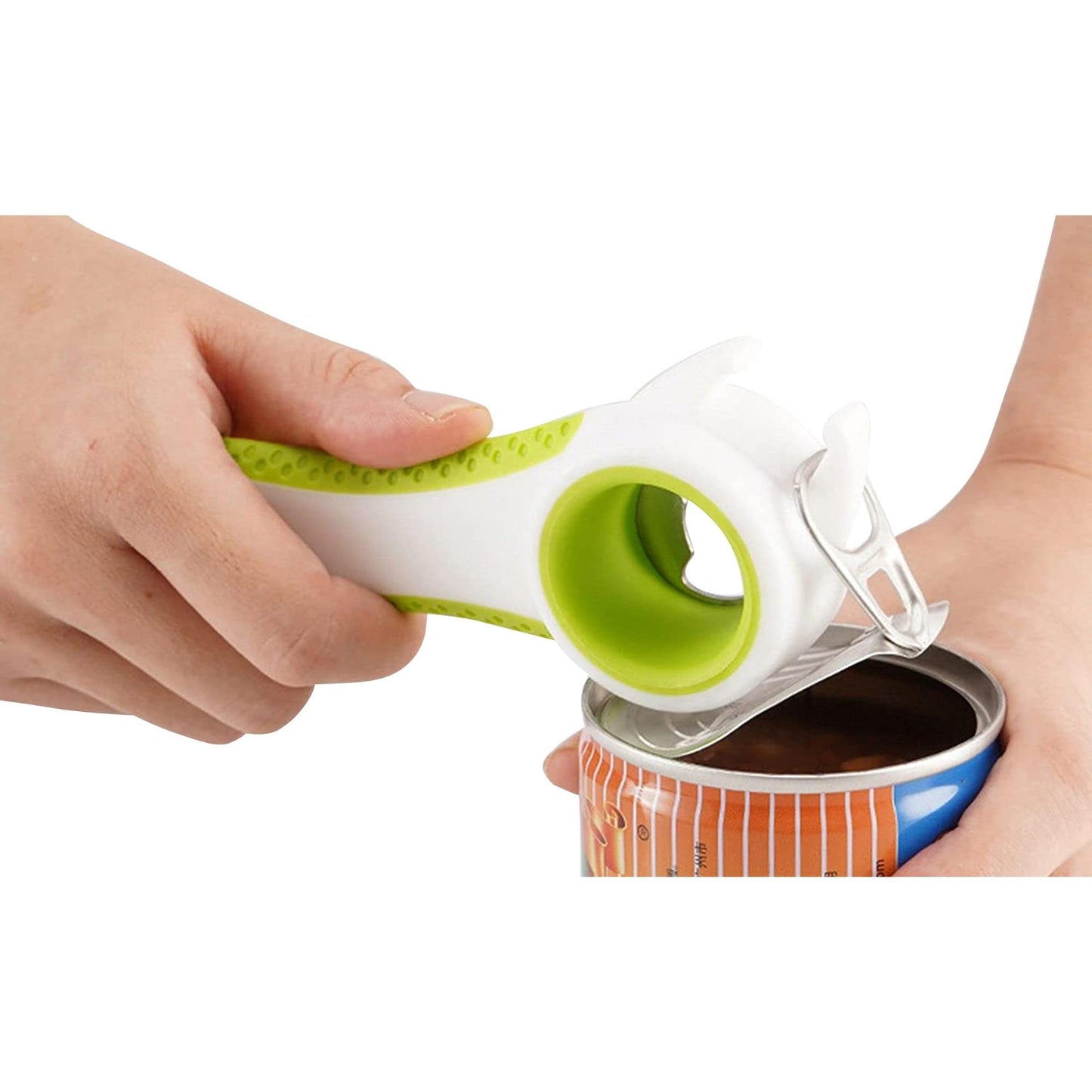 5 in 1 Multi Function Can and Jar Opener Bottle Opener Kit with Silicone Handle