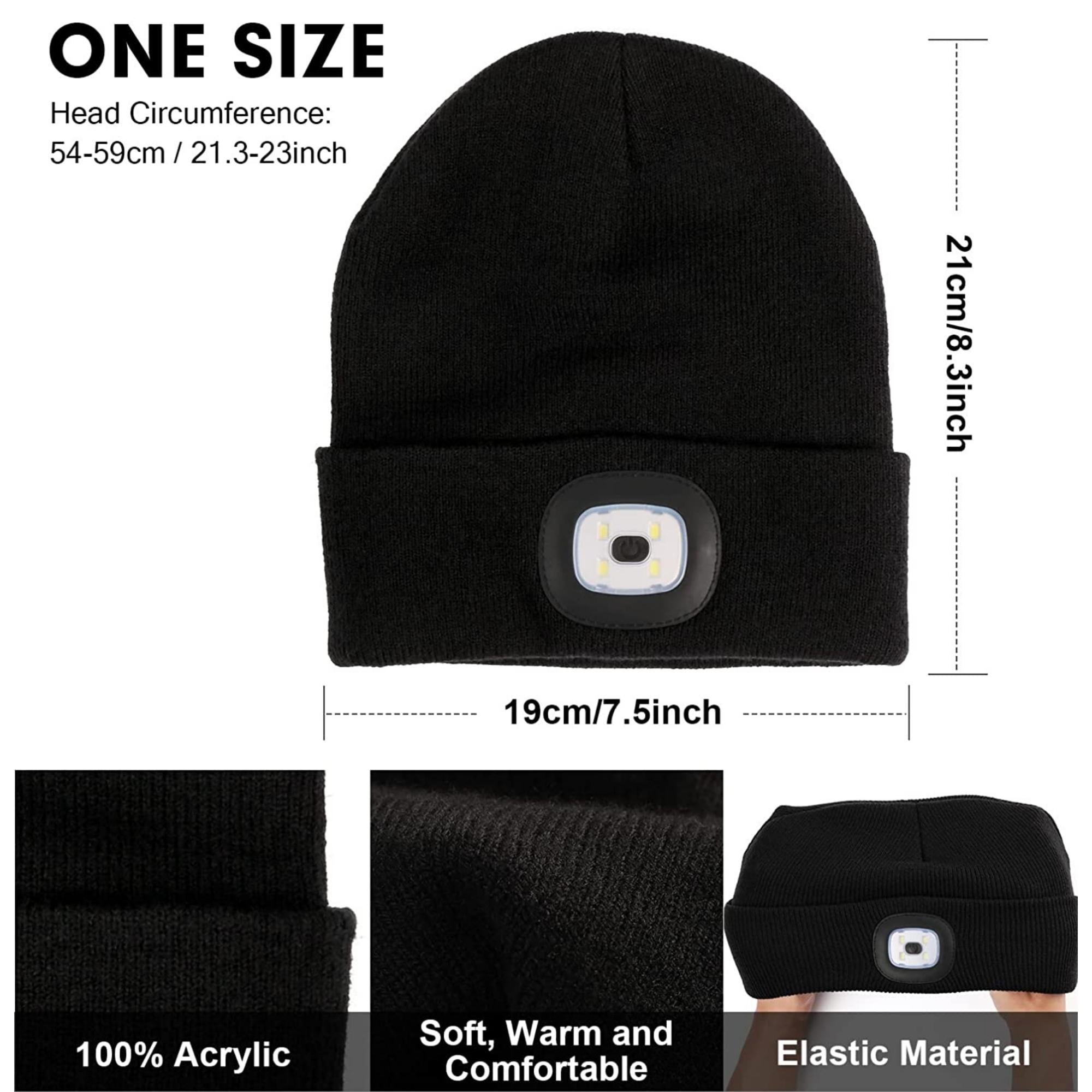 Unisex LED Lighted Winter Hat