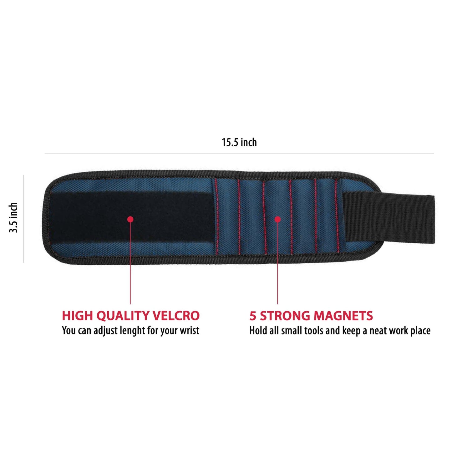 Magnetic Hand Grip To Hold Screws, Nails and Drilling Bits