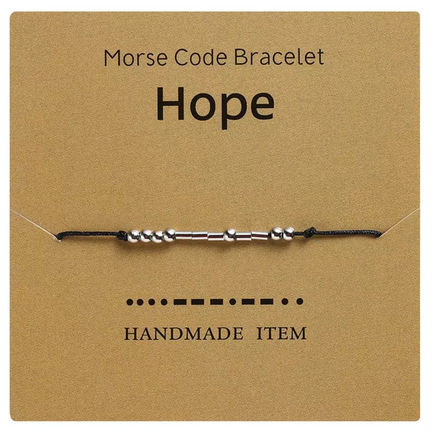 Hand-Made Morse Code Bracelet