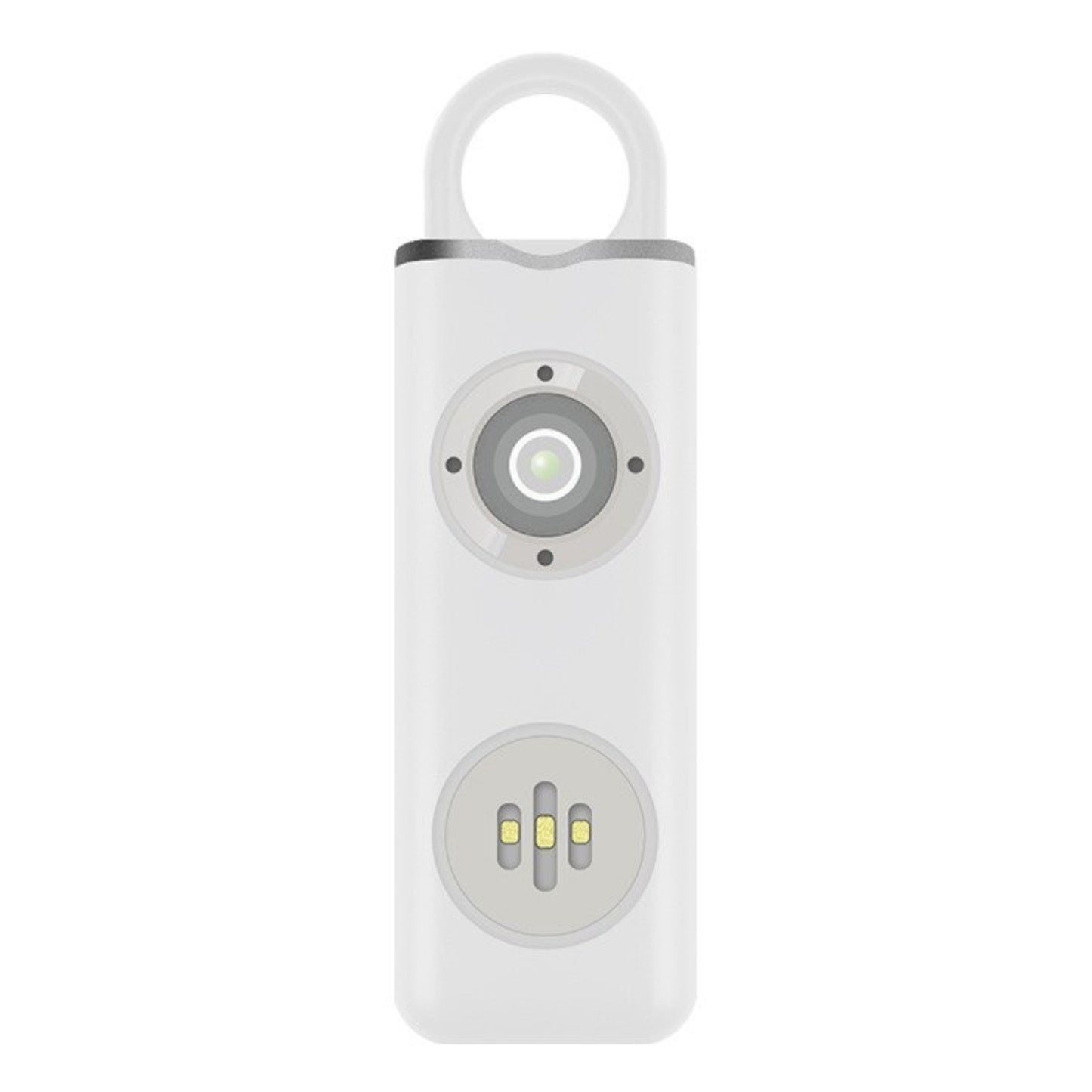 Rechargeable Self-Defense Alarm with High-Decibels and Strobing Light