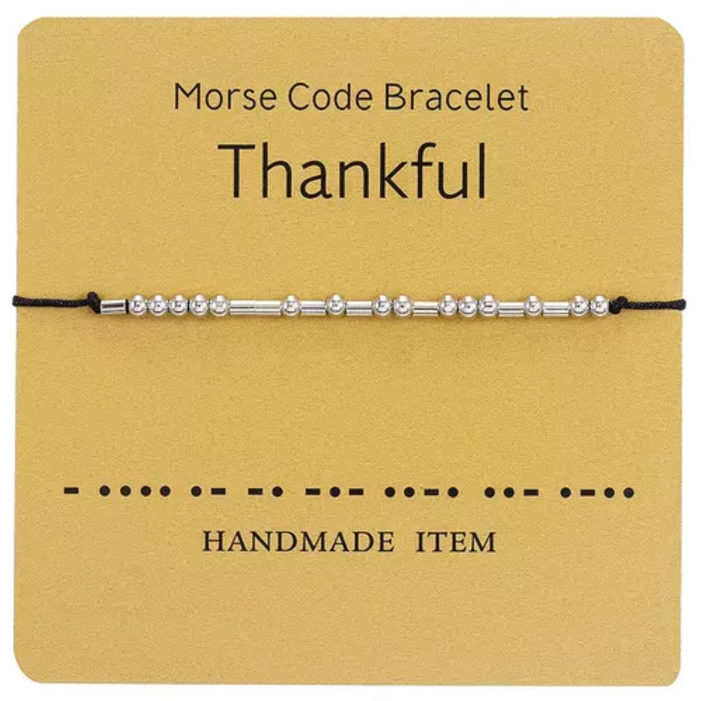 Hand-Made Morse Code Bracelet