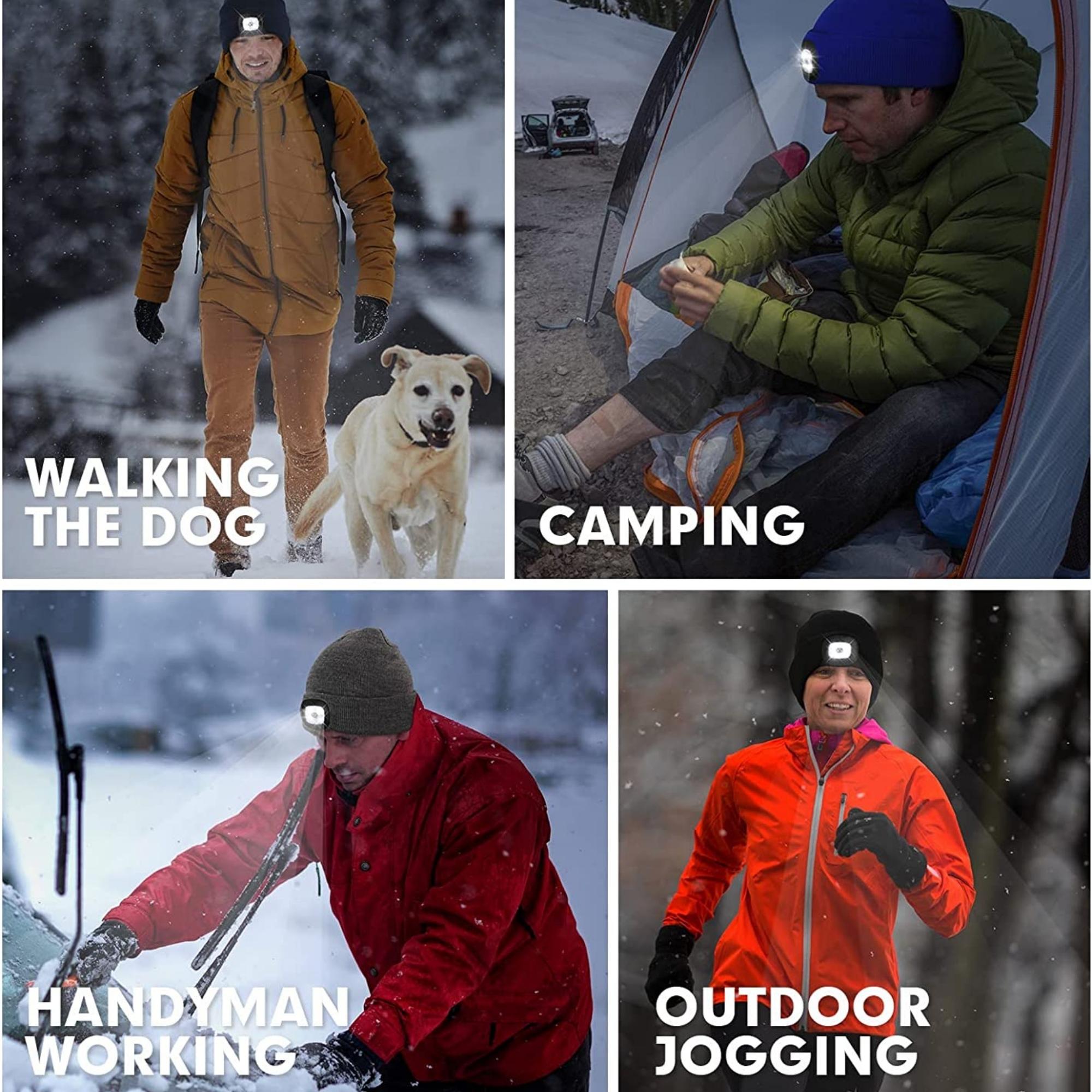 Unisex LED Lighted Winter Hat