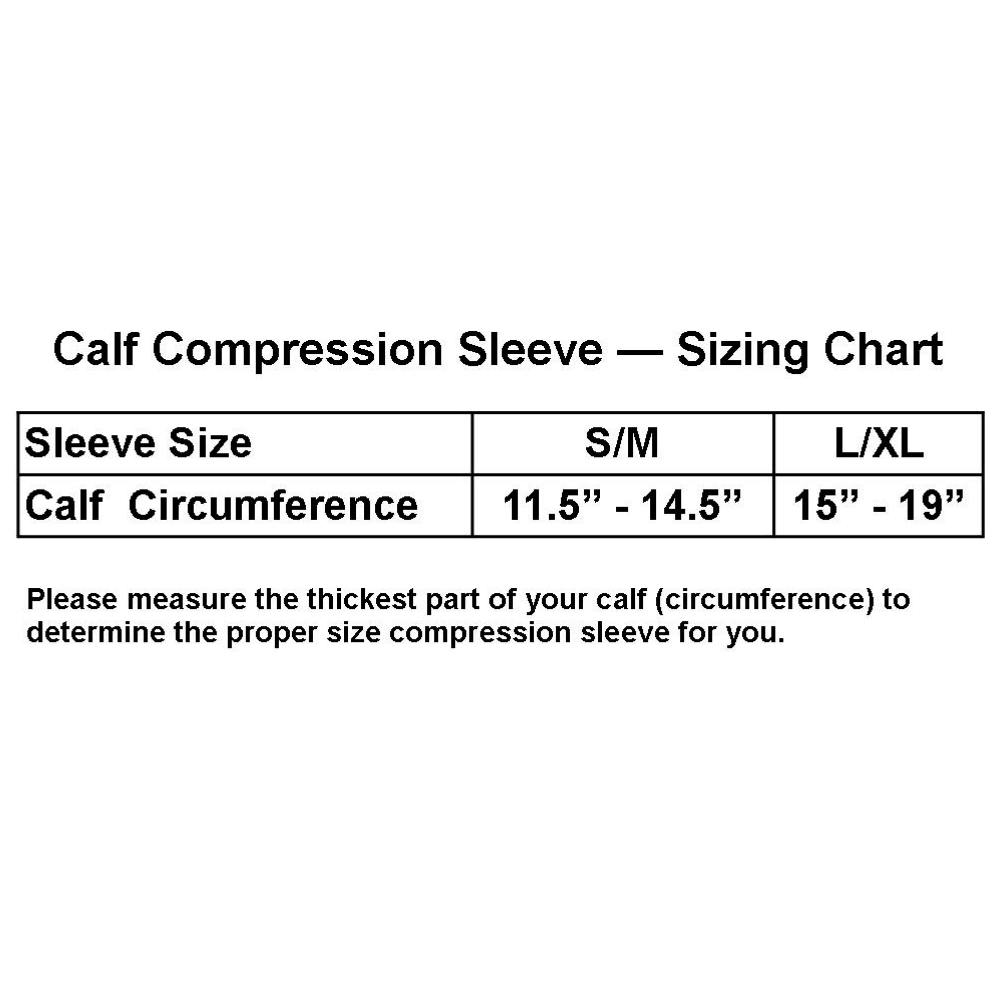 DCF Calf Relief and Performance Compression Sleeves (3-Pairs)