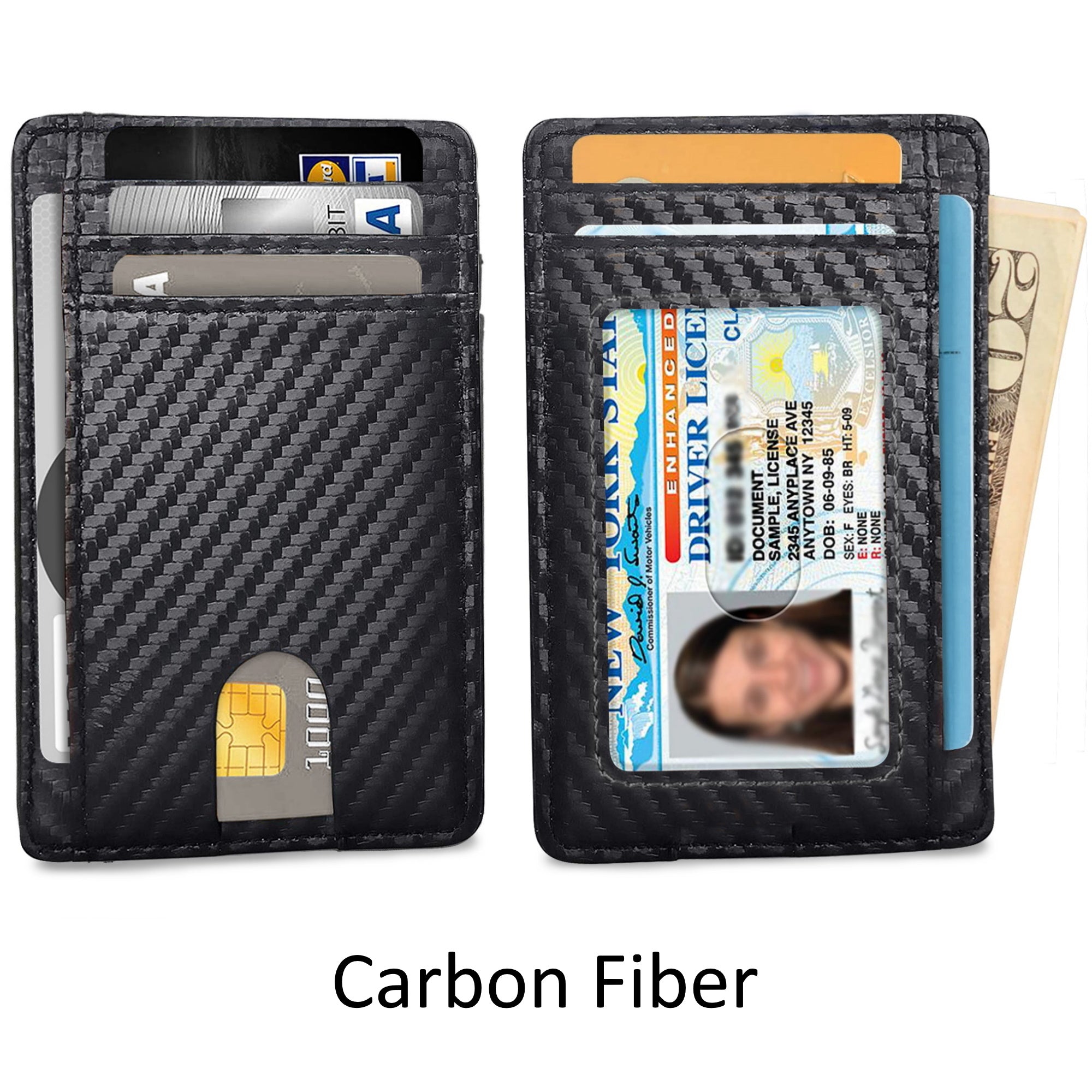 Ciana Slim Faux Leather Wallets For Men & Women