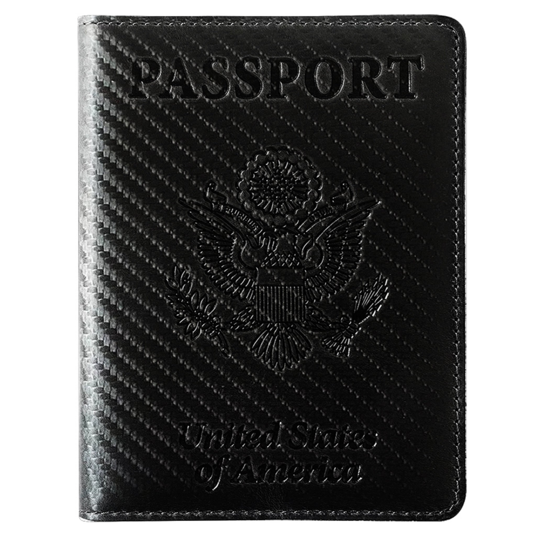 Ciana PU Leather Passport Cover and Card Holder Combo Slim Passport Holder with Card Protector Slot