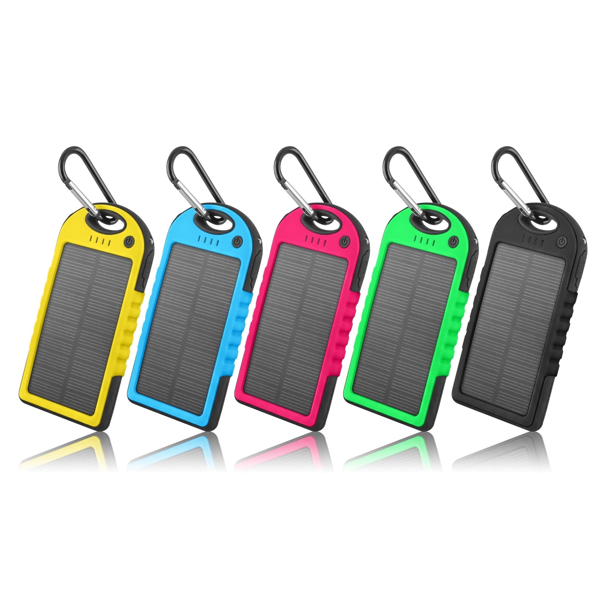 5,000 mAh Water-Resistant Solar Smartphone Charger