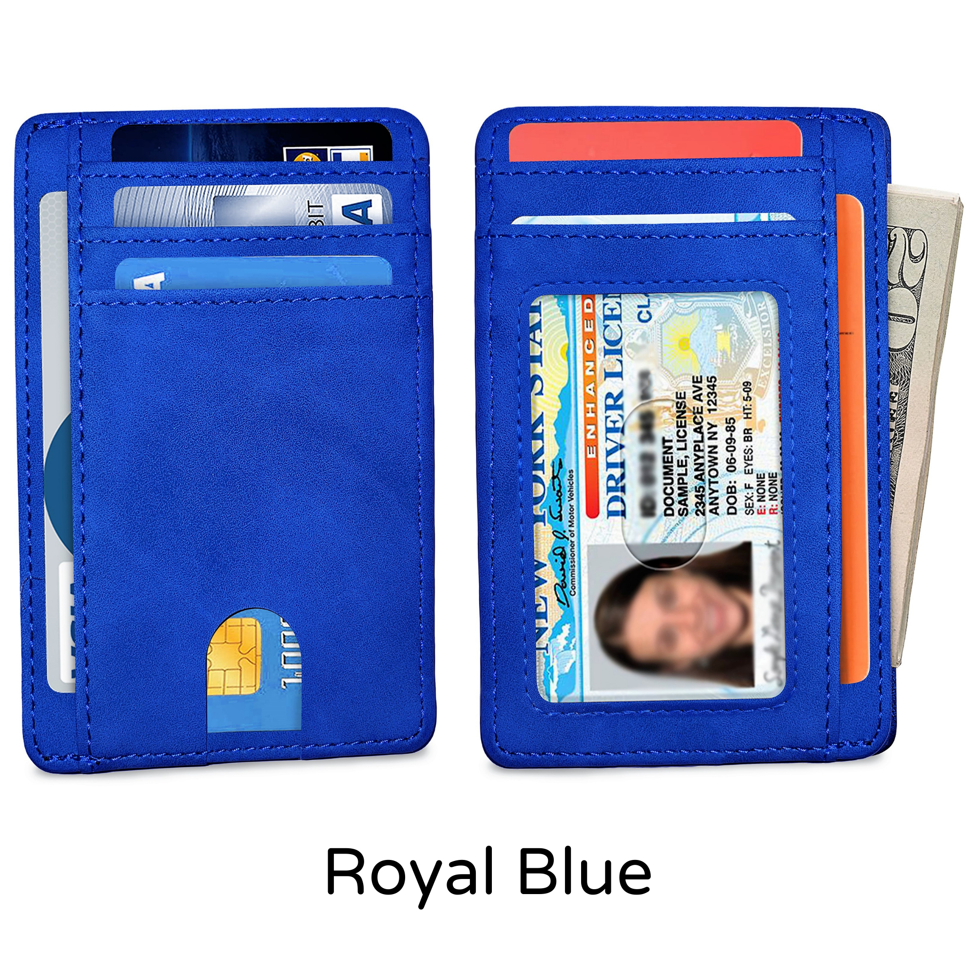 Ciana Slim Faux Leather Wallets For Men & Women