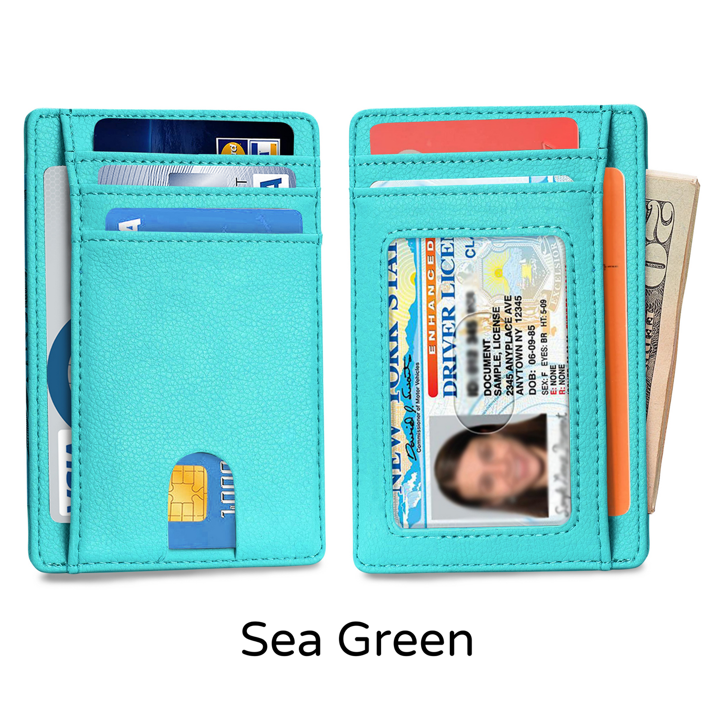 Ciana Slim Faux Leather Wallets For Men & Women