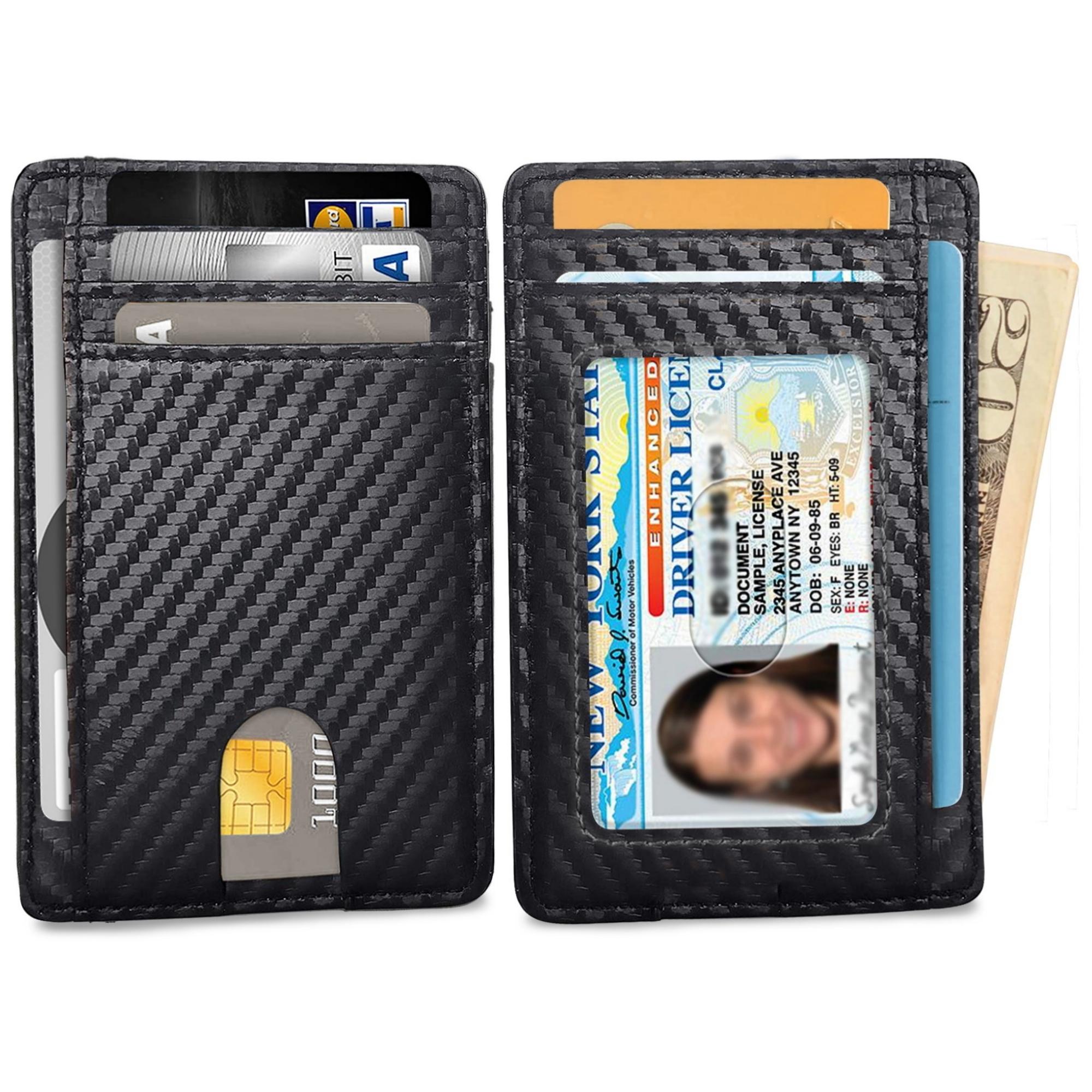 Ciana Slim Faux Leather Wallets For Men & Women