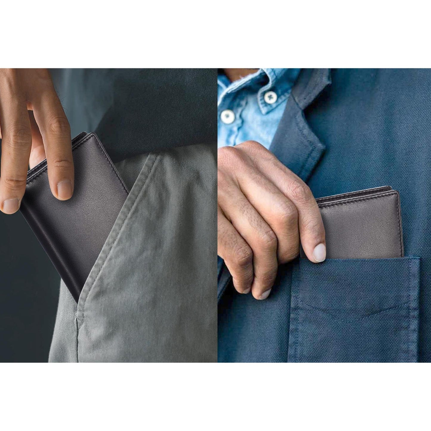 RFID Blocking Leather Expandable Wallet