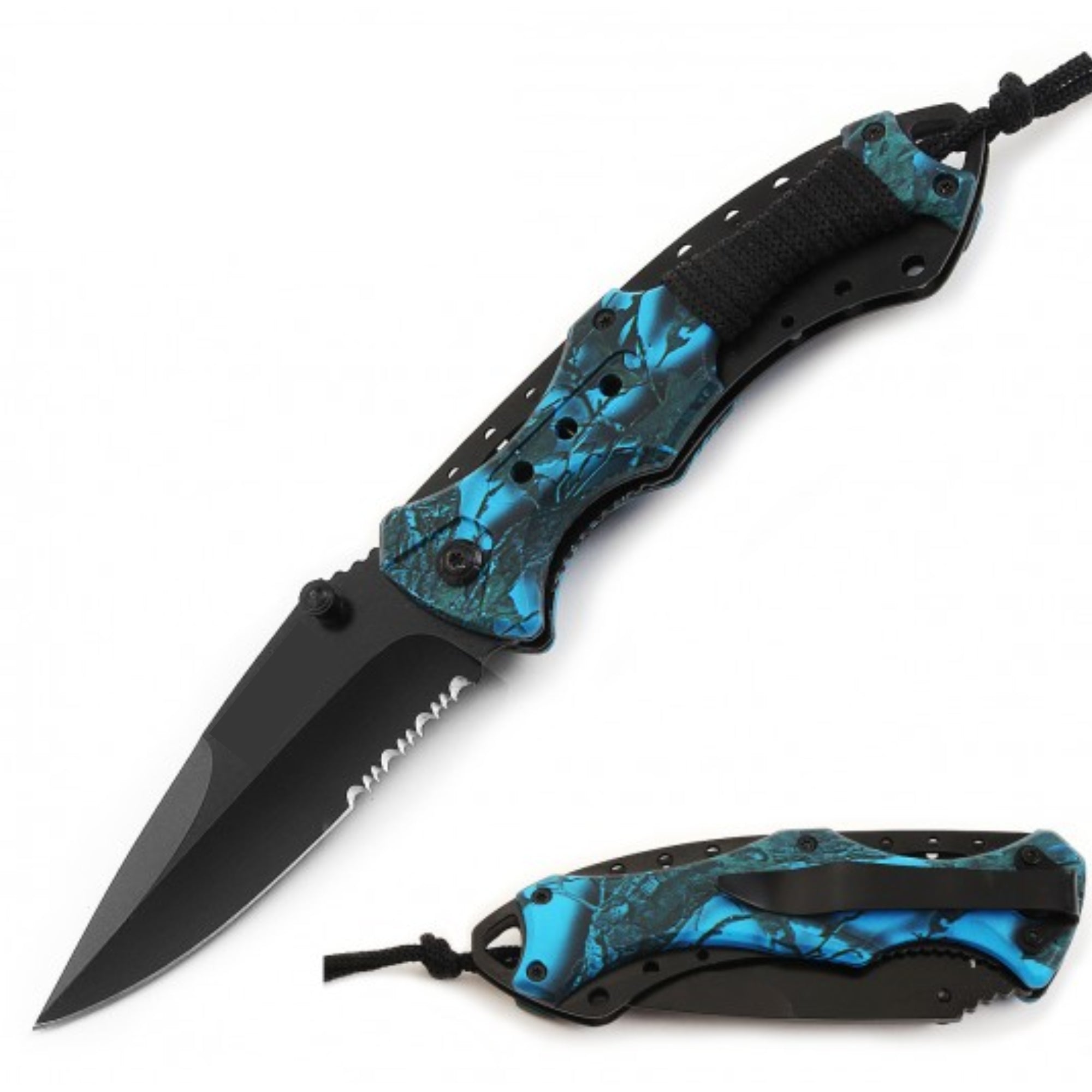 Spring Assisted Military Style Folding Knife