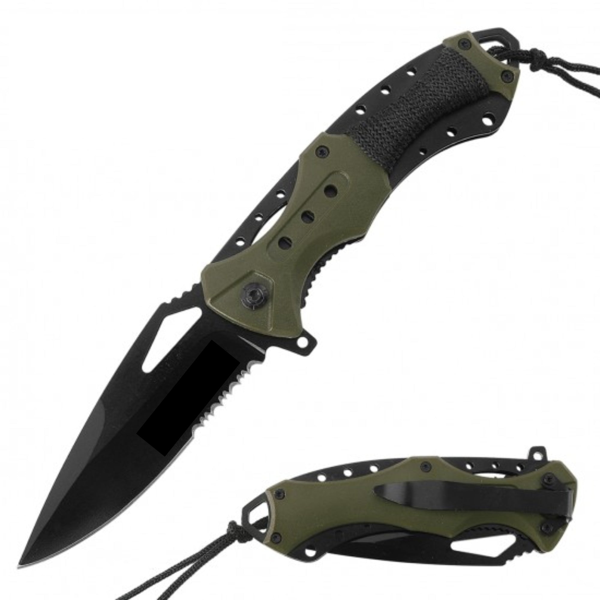 Spring Assisted Military Style Folding Knife