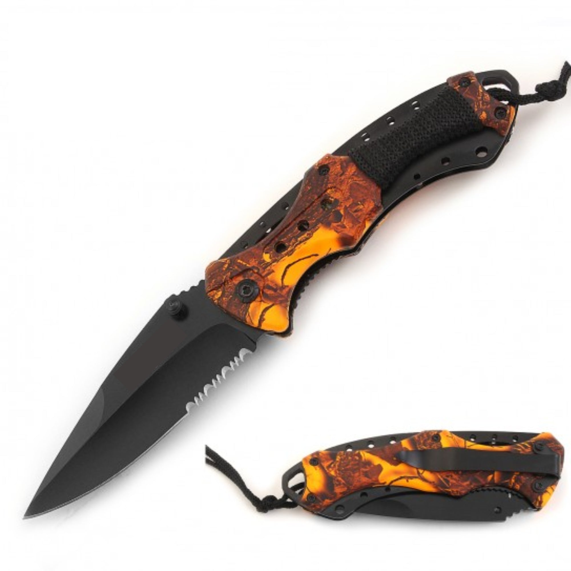 Spring Assisted Military Style Folding Knife
