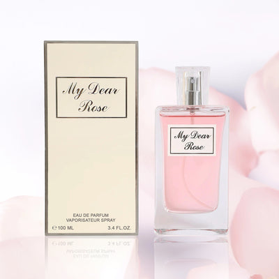 My Dear Rose 3.4FL.OZ Perfume - Long-Lasting Floral Fragrance for Women