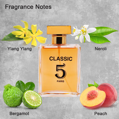 Classic 5 Paris Perfume 3.4 FL.OZ