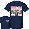 Unisex Graphic Tee Trump - Daddy's Home Print Double-Sided Casual T-Shirt