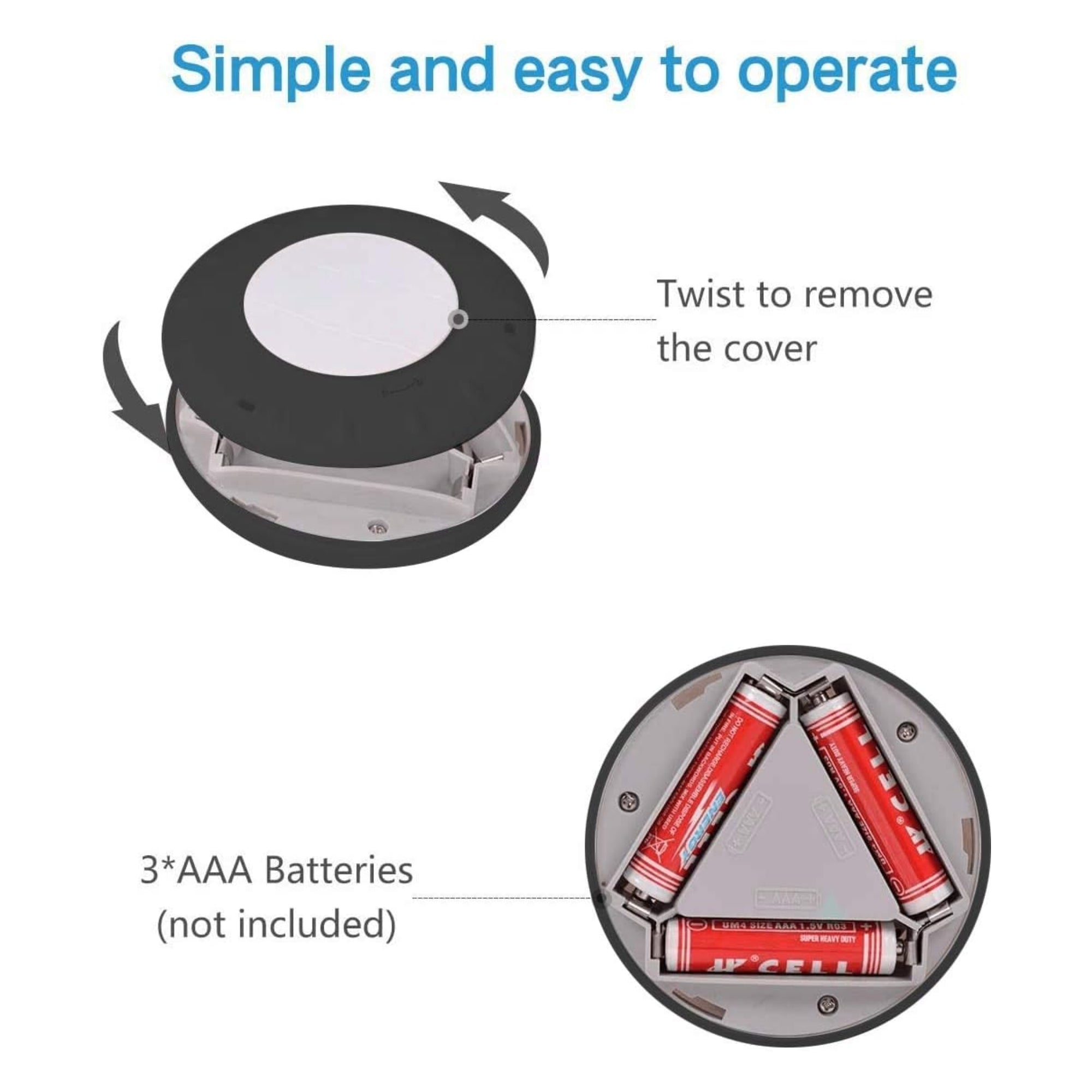 5-Pack LED Tap Light