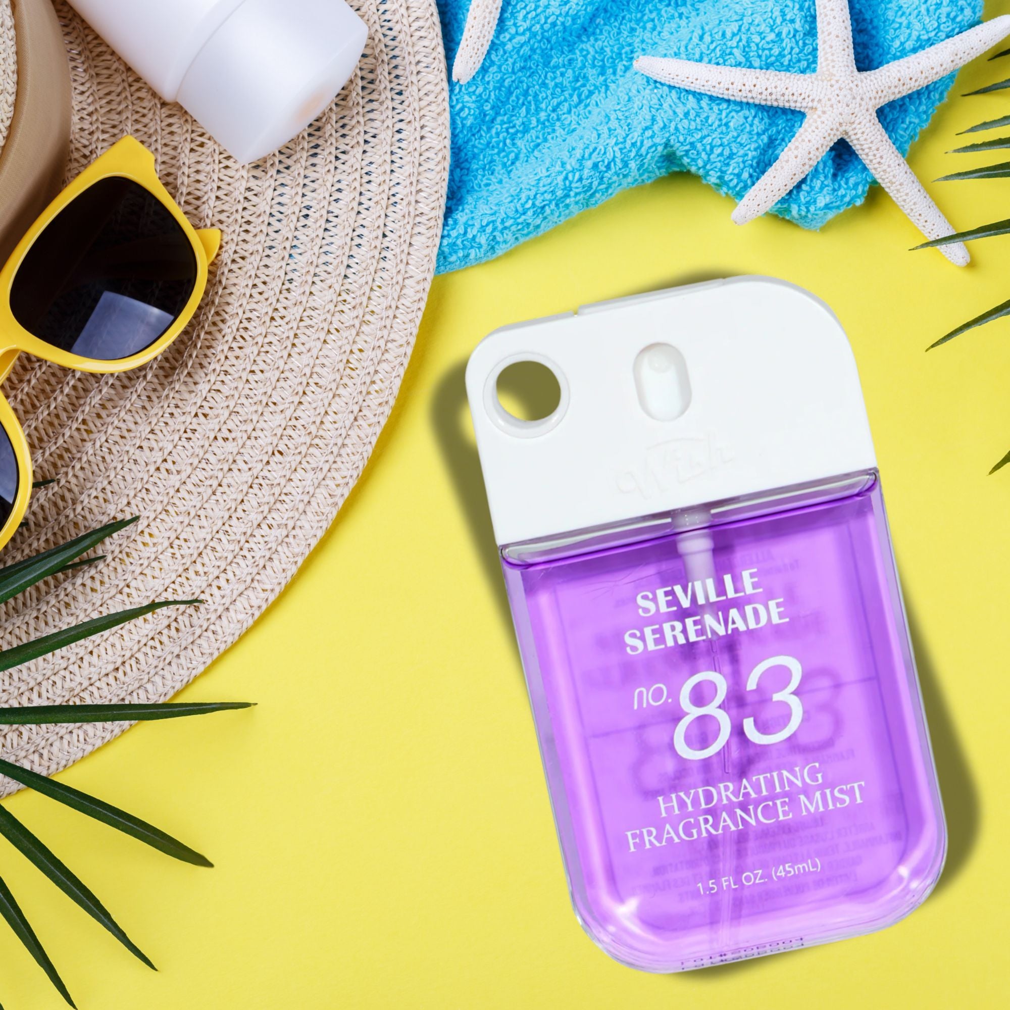 4-Pack Hydrating Fragrance Mist Set 1.5 FL.OZ (45ml) | Refreshing Body & Hair Spritz | Lightweight & Long-Lasting Scent | Perfect for Daily Use