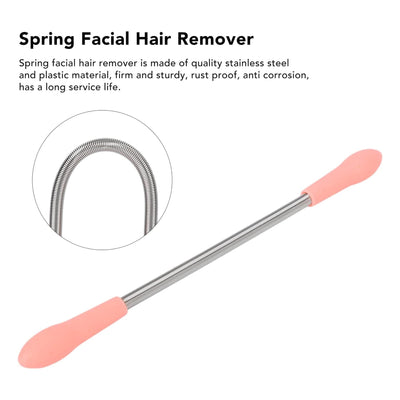 Stainless Steel Facial Hair Remover Spring Epilator Threading Tool (3-Pack)
