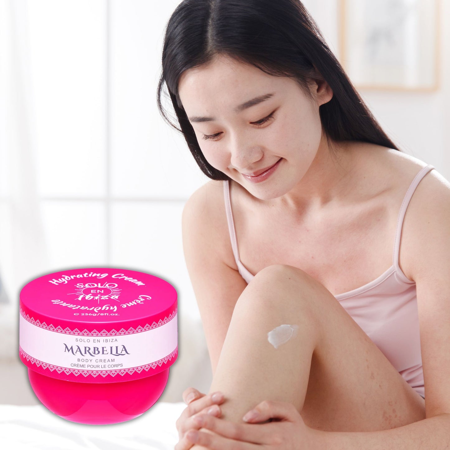 Solo En Ibiza Hydrating Body Cream - Nourishing Moisturizing Lotion