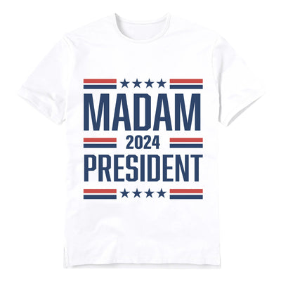 Unisex Graphic Tee Kamala-Madam President Print Casual T-Shirt