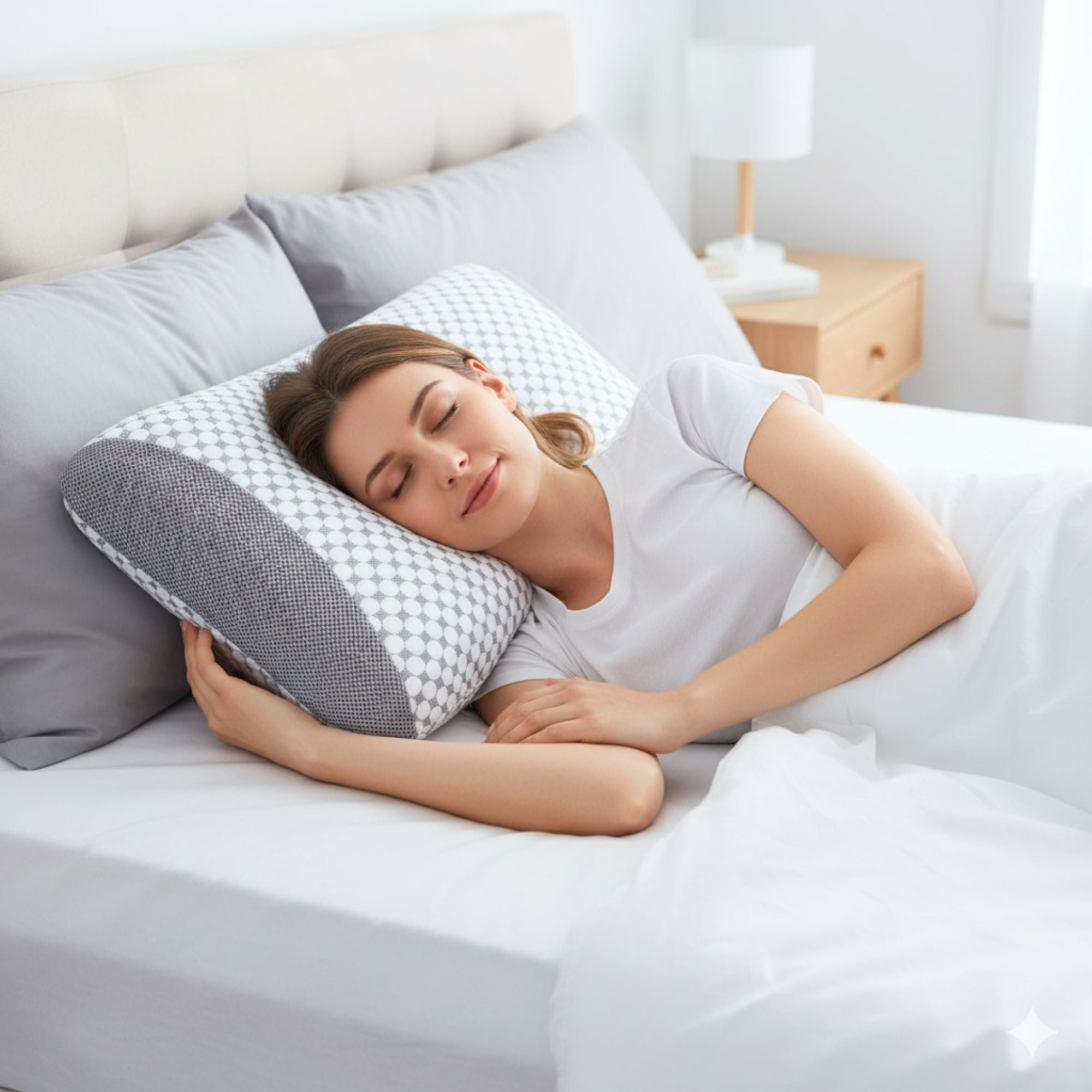 1-Pack Standard Size Memory Foam Pillow with Removable Cover – Supportive, Comfortable & Breathable for Better Sleep