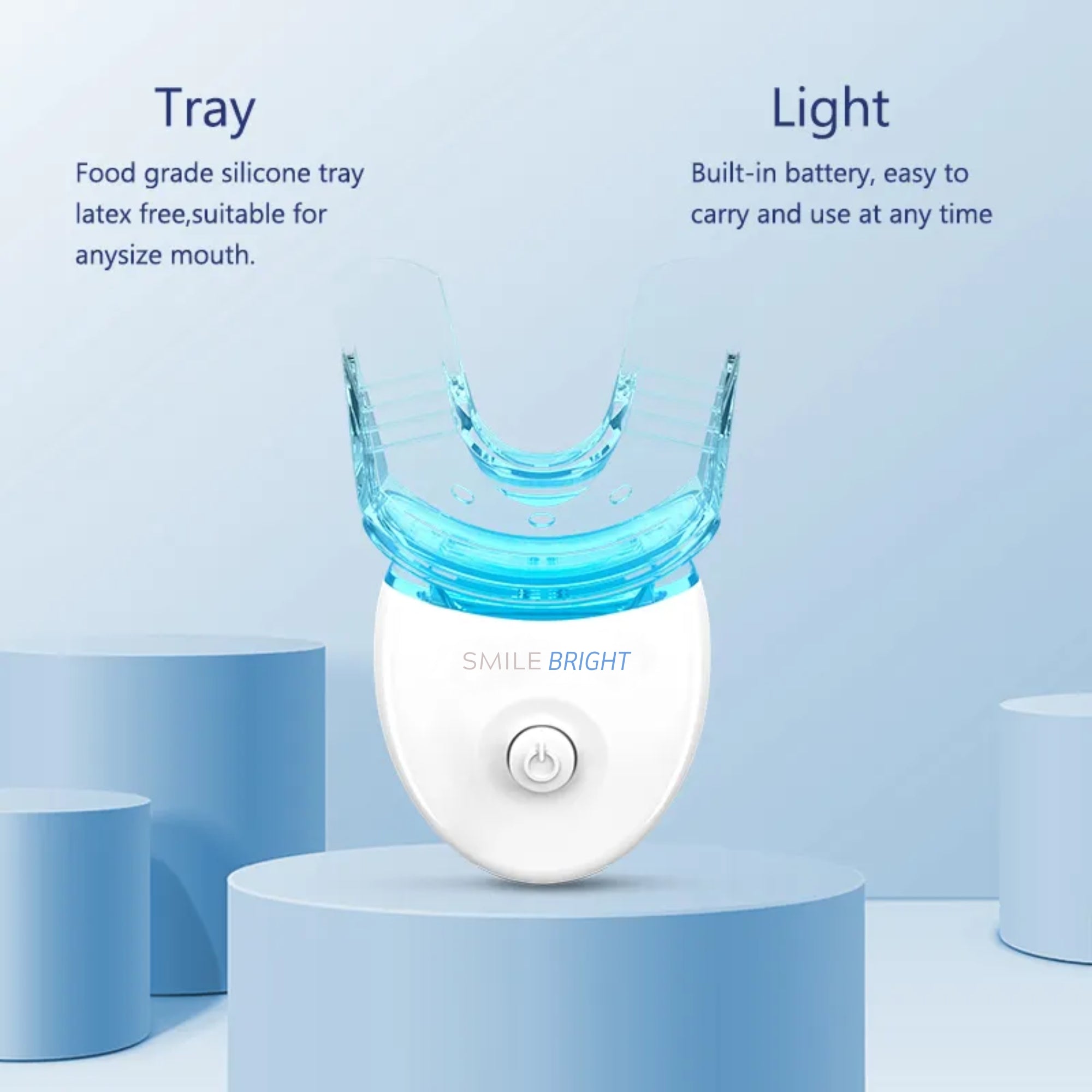 Smile Bright Professional Portable Teeth Whitening Gel Kit