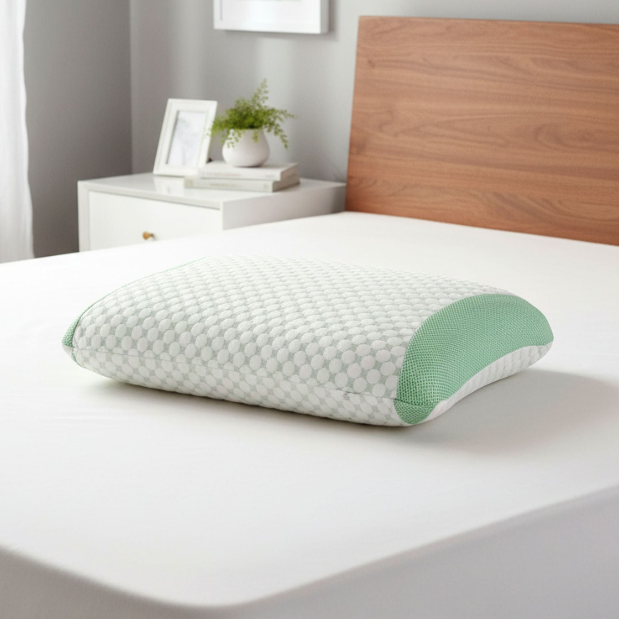 1-Pack Standard Size Memory Foam Pillow with Removable Cover – Supportive, Comfortable & Breathable for Better Sleep