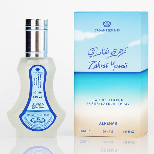 Al-Rehab Zahrat Hawaii Perfume 35ml for Women - Long-Lasting Fragrance Spray for Daily Wear