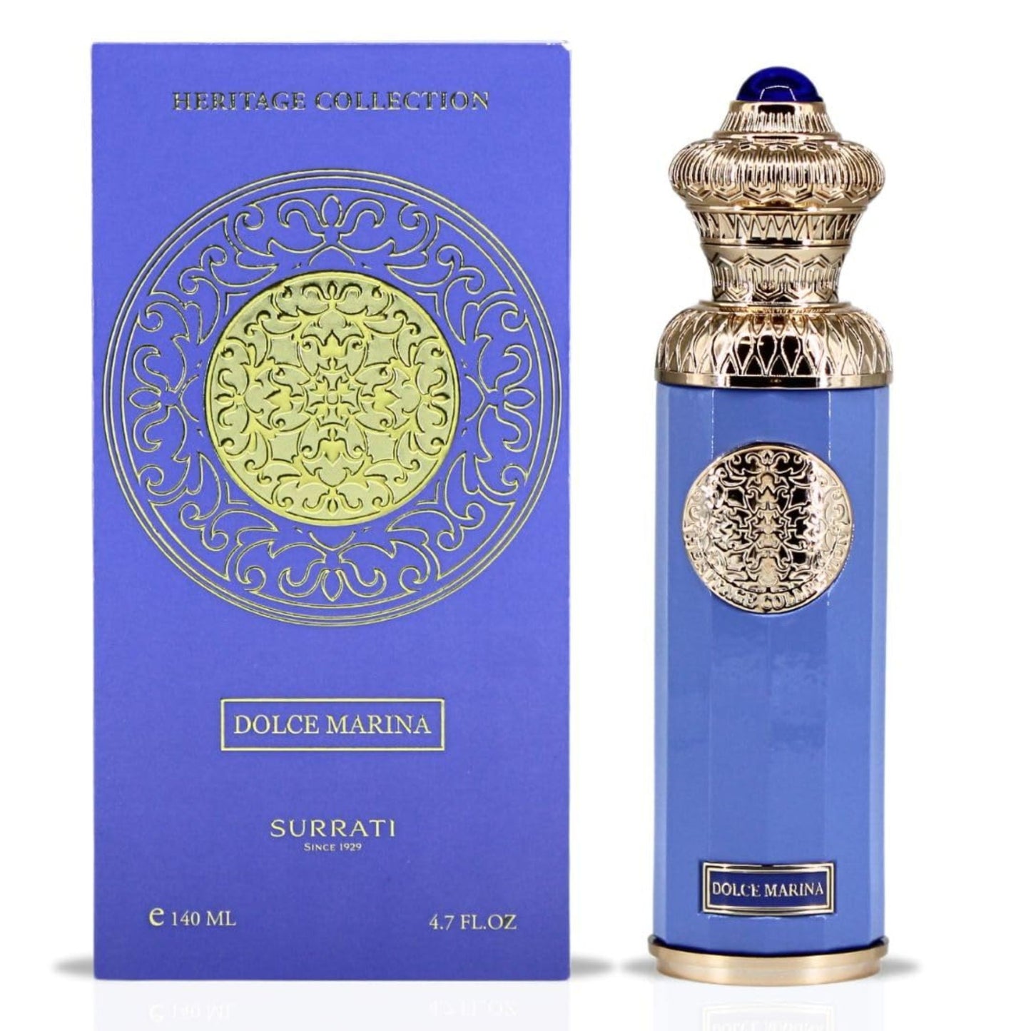 Surrati Heritage Dolce Marina 4.7 FL.OZ Perfume for Men and Women - Long-Lasting Unisex Arabian Luxury Perfume Fragrance