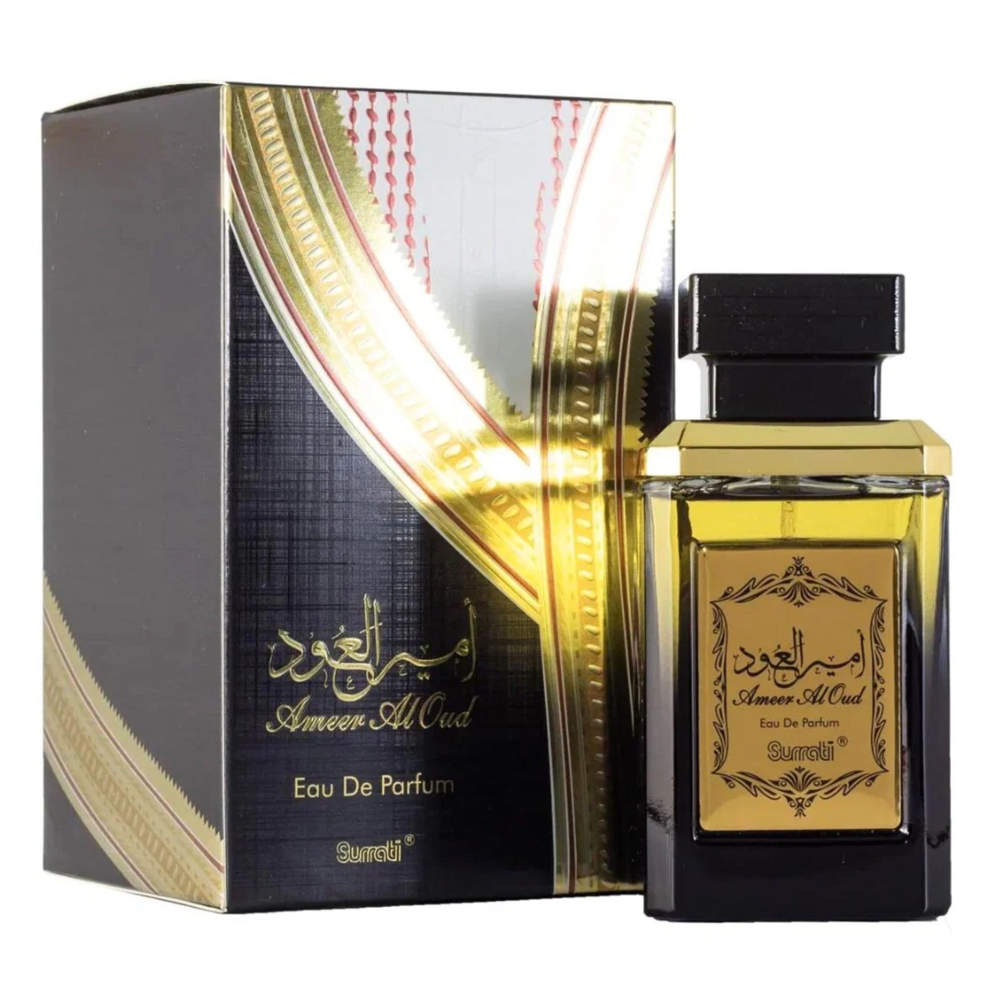 Surrati Ameer Al Oud 3.4 FL.OZ Perfume for Men and Women - Rich Elegant Finish All-Day Unisex Luxury Scent