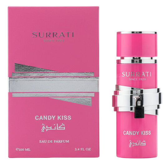 Surrati Candy Kiss 3.4 FL.OZ Perfume for Women - Perfume Glass Spray Bottle Sweet Candy Gourmand Long-Lasting Everyday & Evening Arabian Fragrance