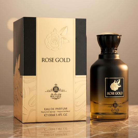Boutique Rose Gold 3.4 FL.OZ Luxurious Long-Lasting Rose and Musk Scent