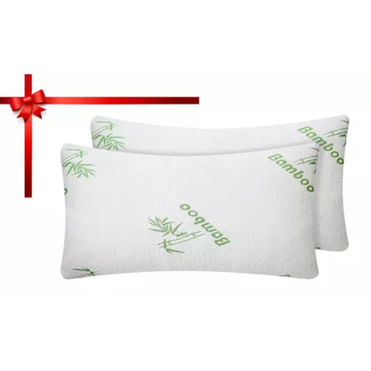 Bamboo Hypoallergenic Memory Foam Pillow (1- or 2-Pack)