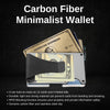 Carbon Fiber Minimalist Credit Card Wallet (2-Pack)