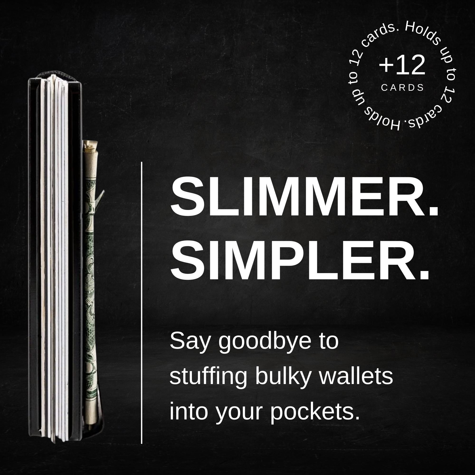 Carbon Fiber Minimalist Credit Card Wallet (2-Pack)