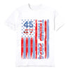 Unisex Graphic Tee Trump-4547-Flag Print Casual T-Shirt